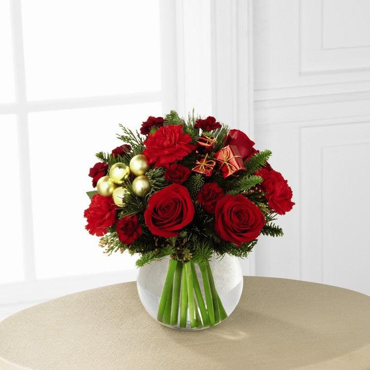Holiday Gold Bouquet – Indio Florist, Indio CA