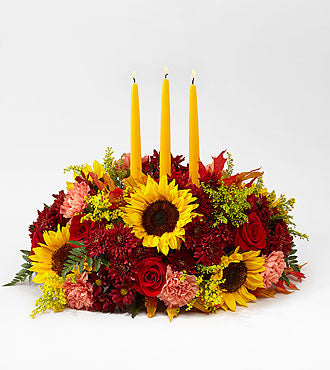 Giving Thanks Candle Centerpiece – Indio Florist, Indio CA