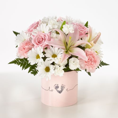 Tiny Miracle Baby Girl Bouquet – Indio Florist, Indio CA