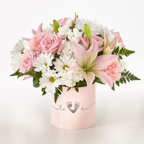 Tiny Miracle Baby Girl Bouquet – Indio Florist, Indio CA