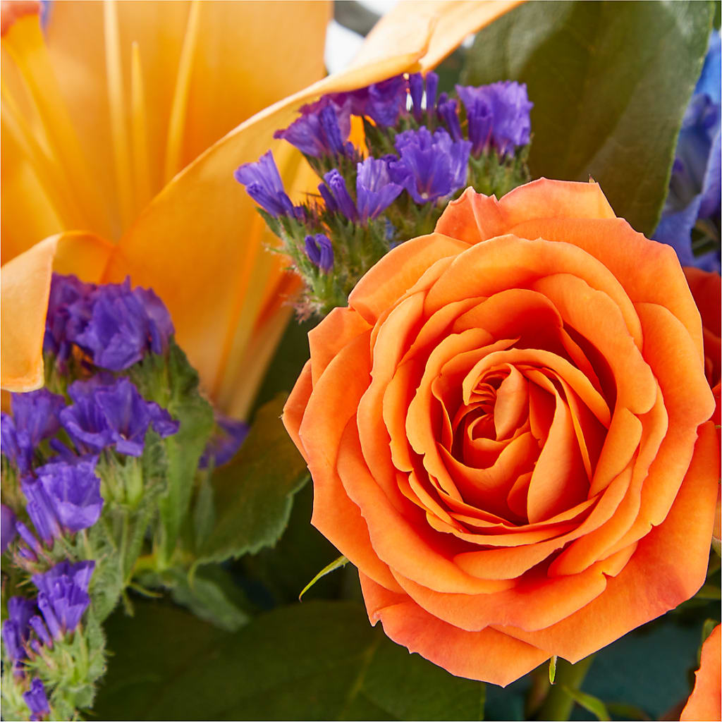 Radiant Citrus Box Bouquet – Indio Florist, Indio CA