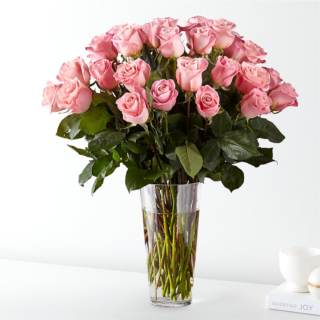 Long Stem Pink Rose Bouquet – Indio Florist, Indio CA