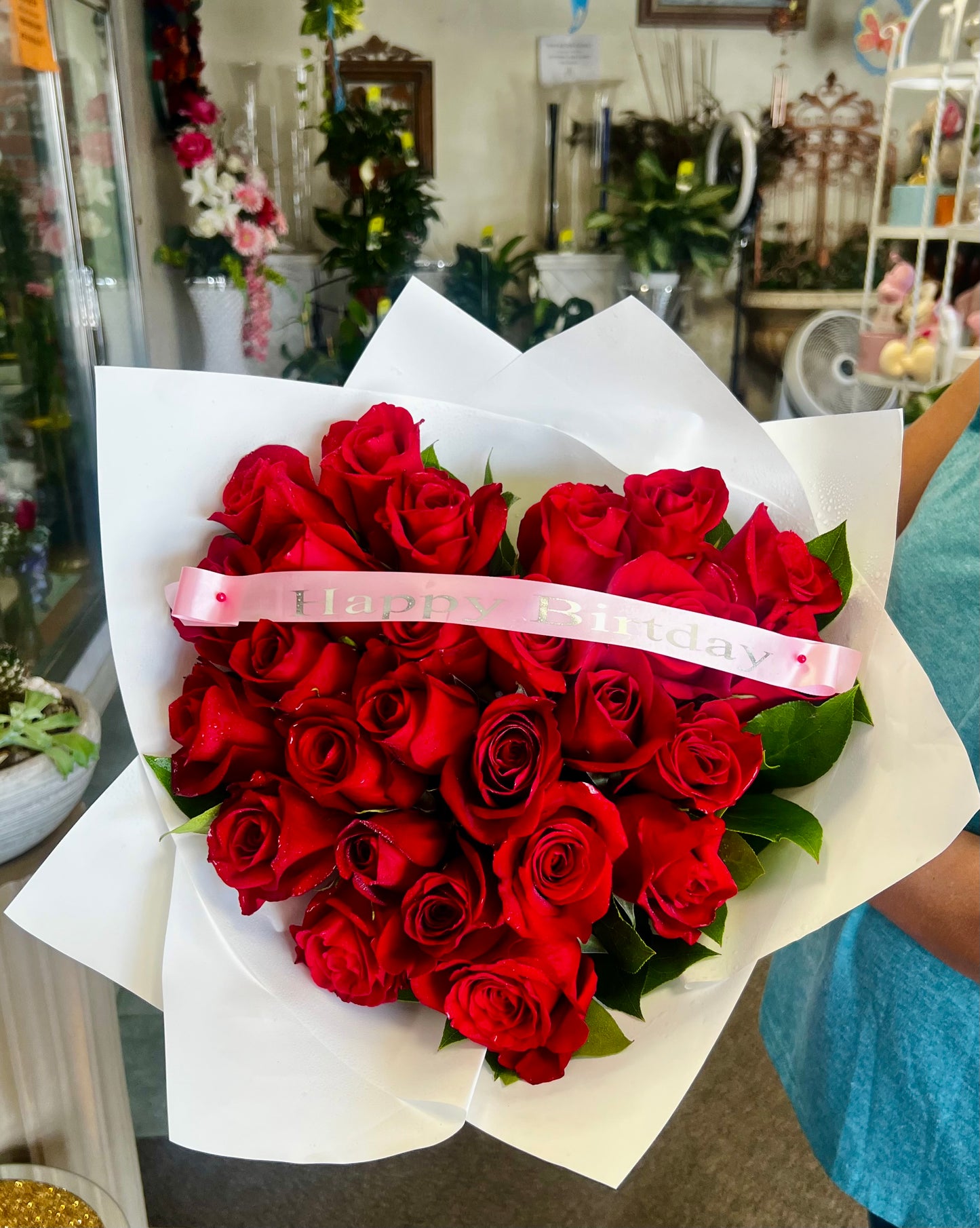 Lover's Heart Bloom Wrap – Indio Florist, Indio CA