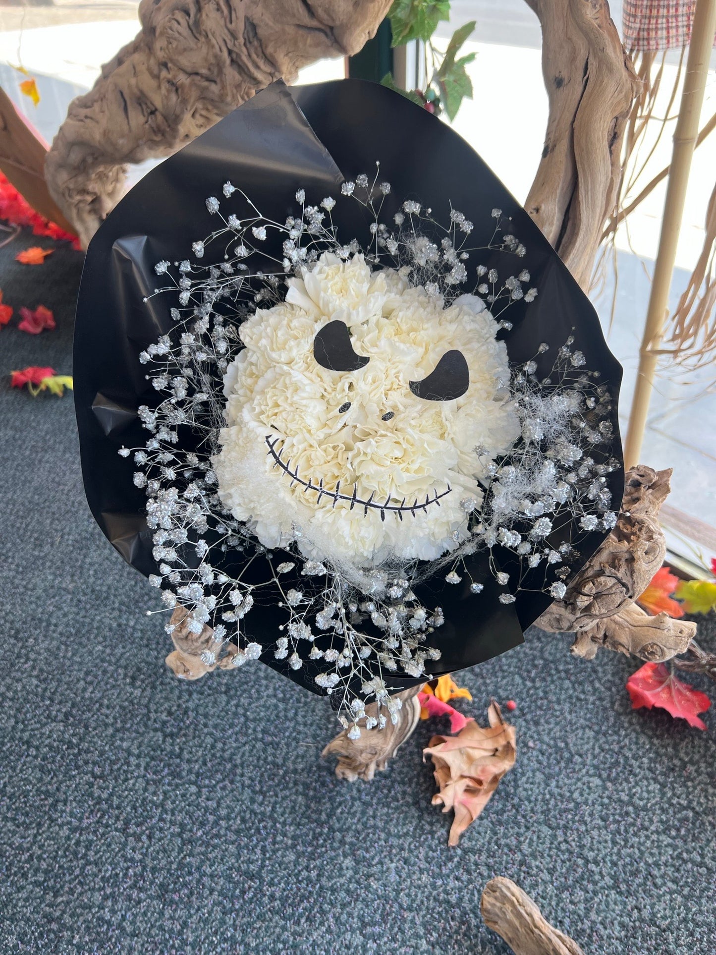 Jack Skellington Bloom Wrap – Indio Florist, Indio CA