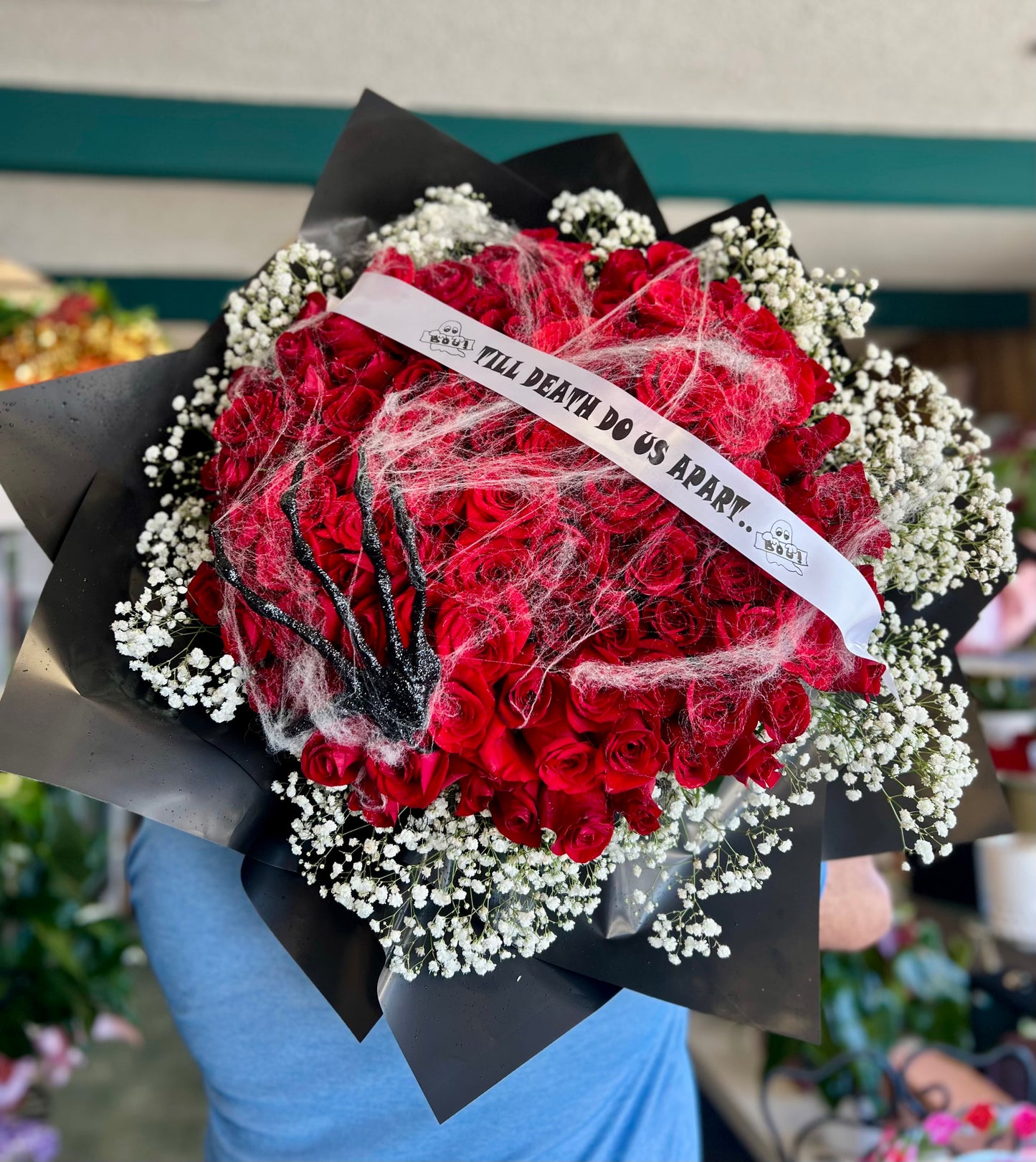 Till Death Do Us Rose Bloom Wrap – Indio Florist, Indio CA