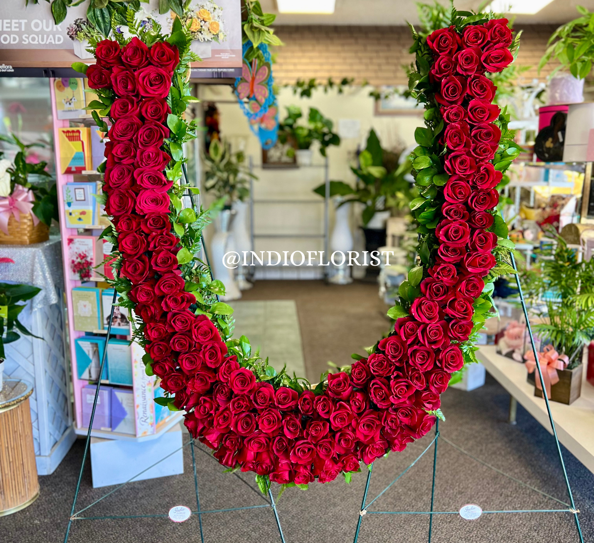 Eternal Horseshoe Wreath – Indio Florist, Indio CA
