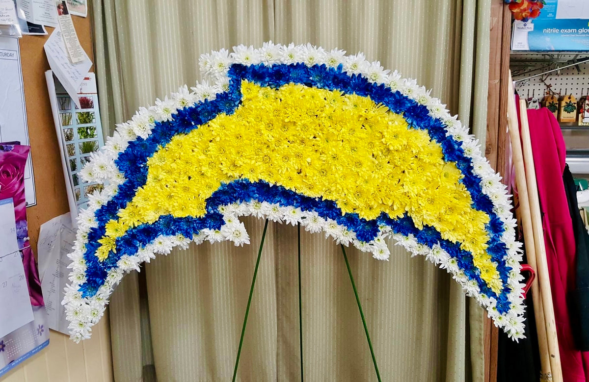 Charger Logo Wreath – Indio Florist, Indio CA