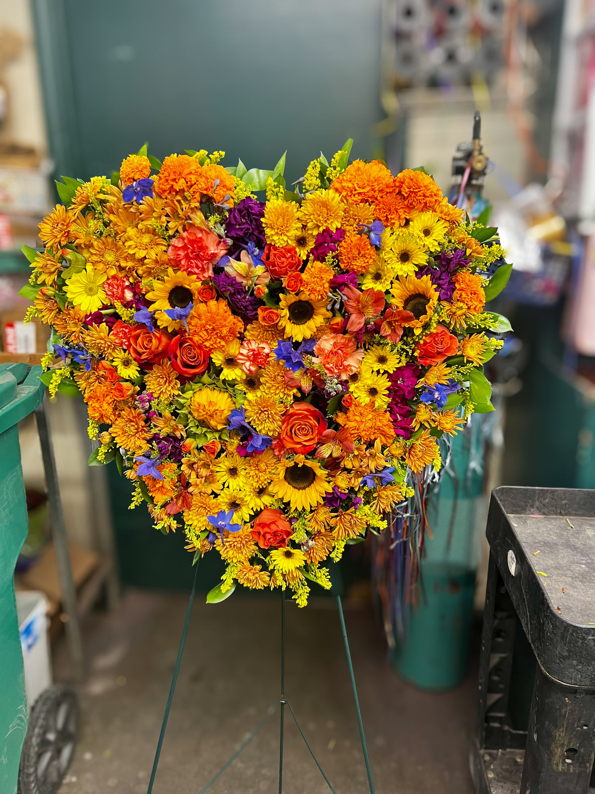 Life of Heart Wreath – Indio Florist, Indio CA
