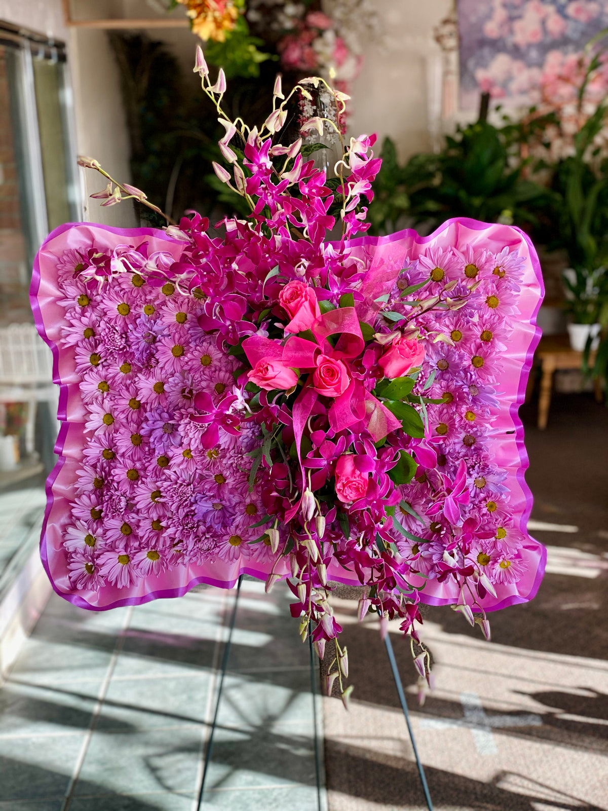 Lavender Pillow Wreath – Indio Florist, Indio CA