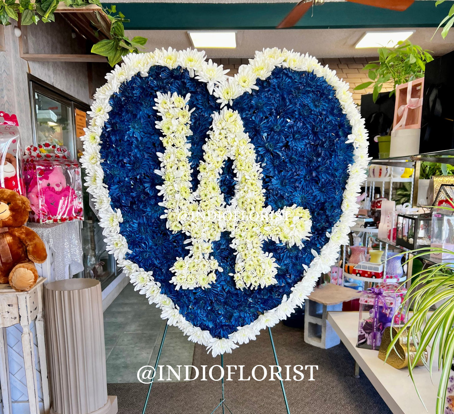 LA Dodger Wreath – Indio Florist, Indio CA