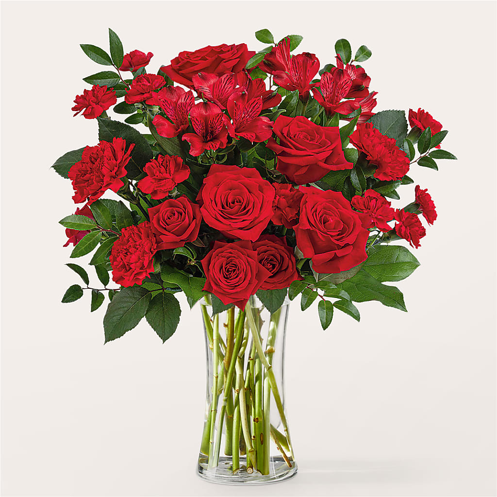 Brilliant Ruby Bouquet – Indio Florist, Indio CA