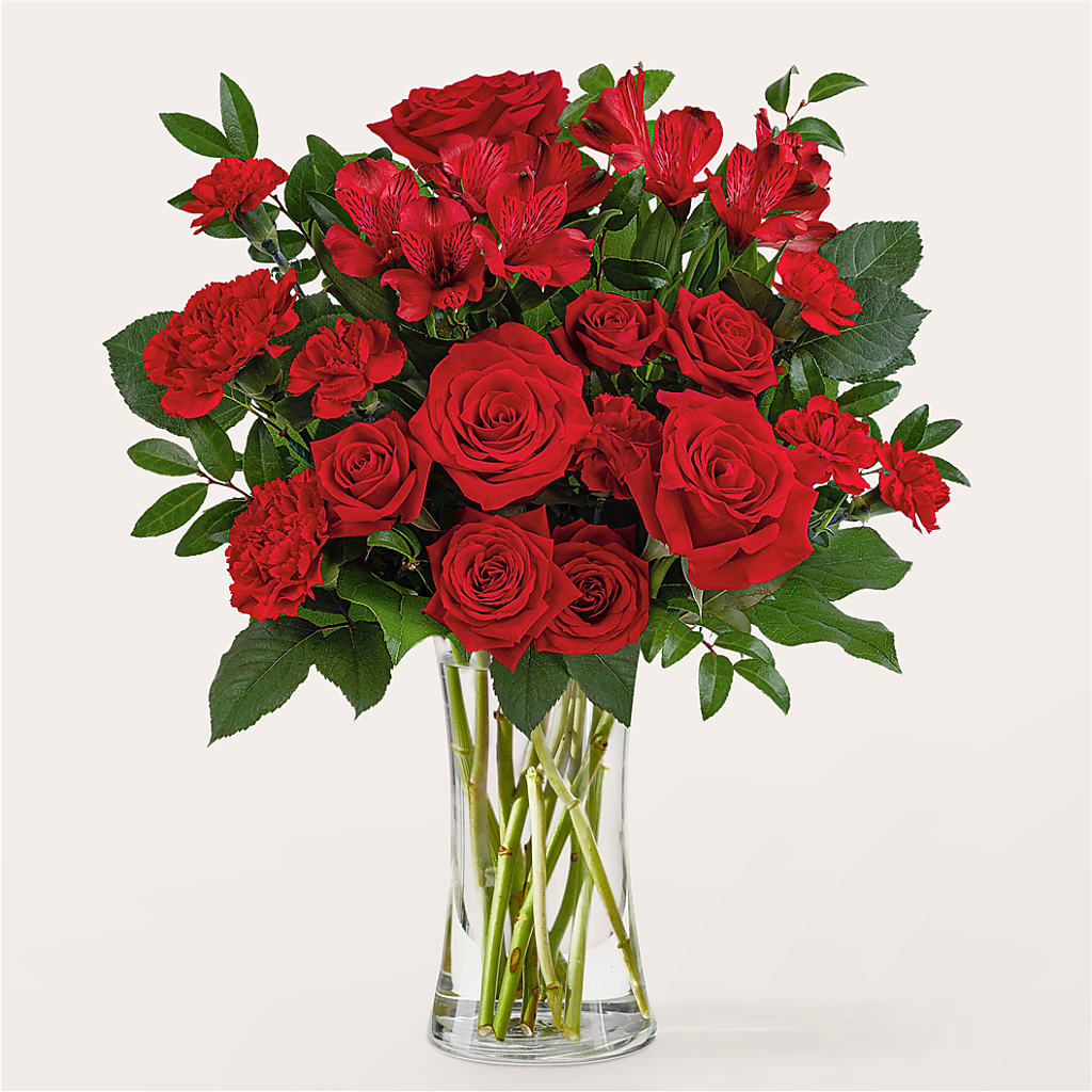 Brilliant Ruby Bouquet – Indio Florist, Indio CA