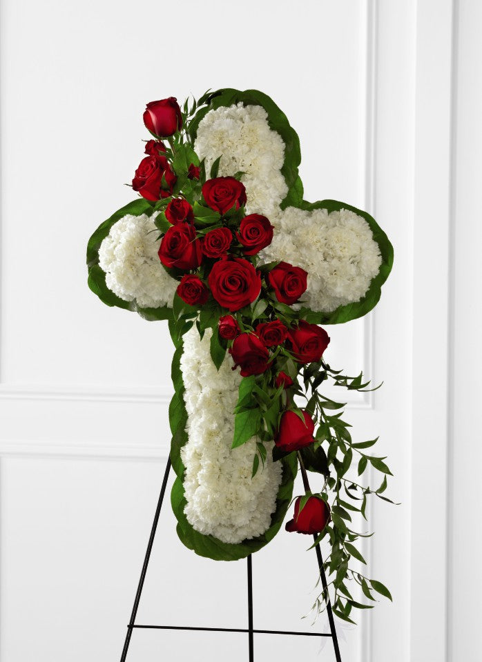 Floral Cross Easel – Indio Florist, Indio CA