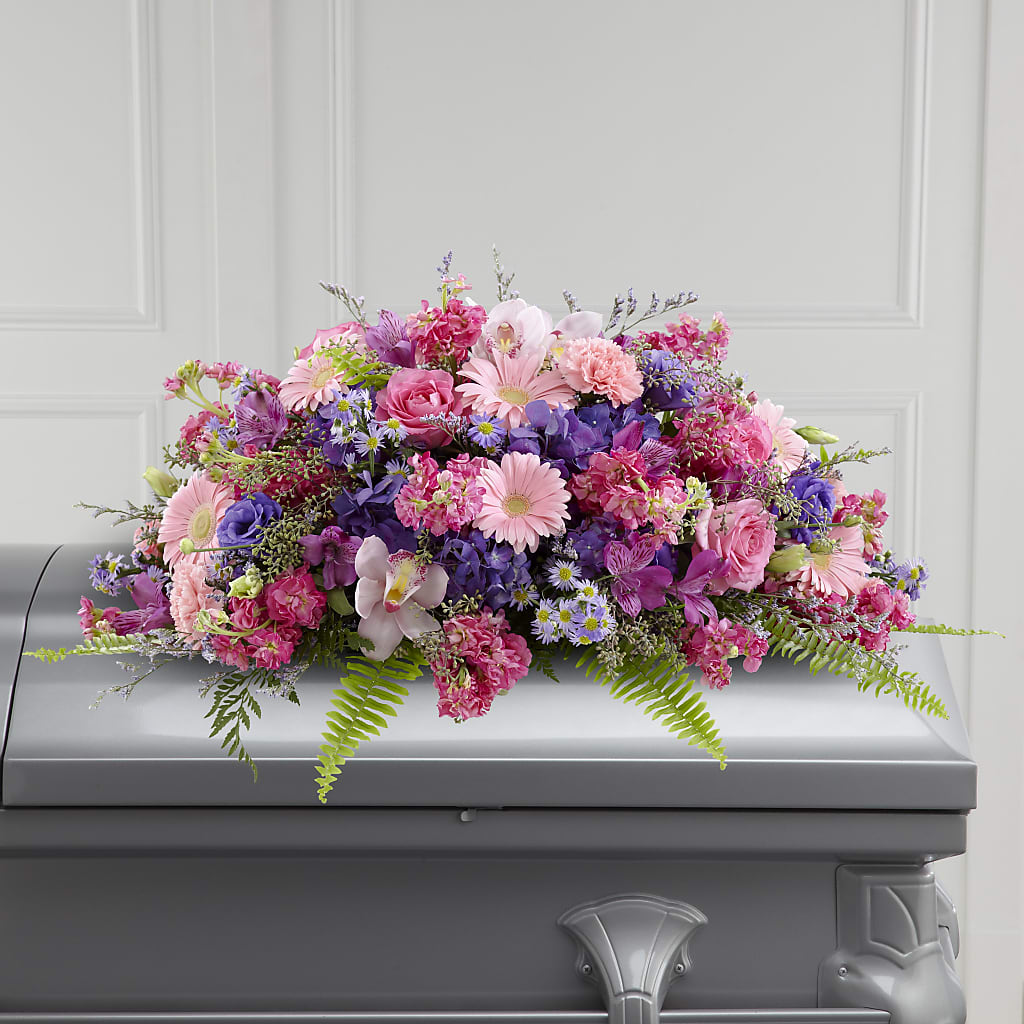 Glorious Garden Casket Spray – Indio Florist, Indio CA