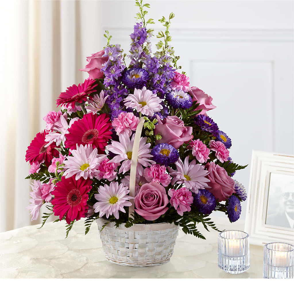 Pastel Peace Basket – Indio Florist, Indio CA
