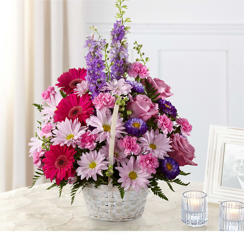 Pastel Peace Basket – Indio Florist, Indio CA