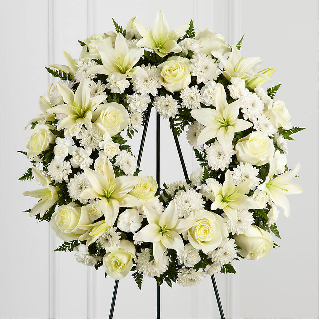 Treasured Tribute Wreath – Indio Florist, Indio CA
