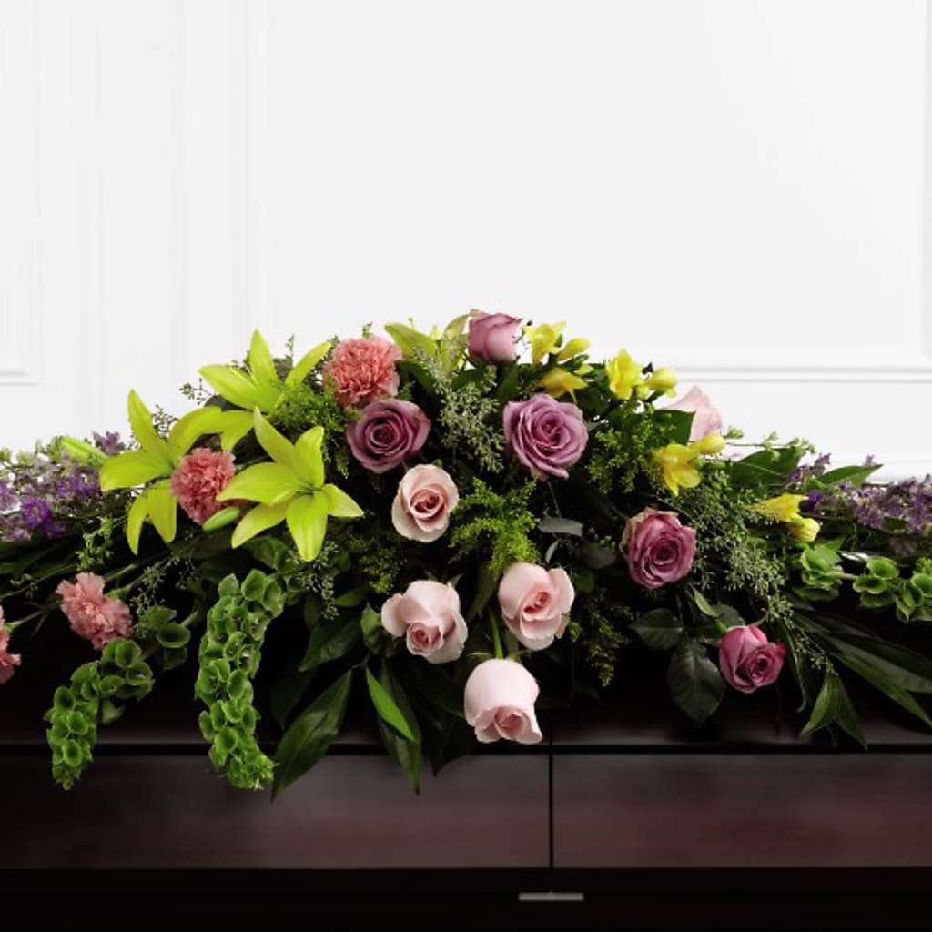 Forever Beloved Casket Spray – Indio Florist, Indio CA