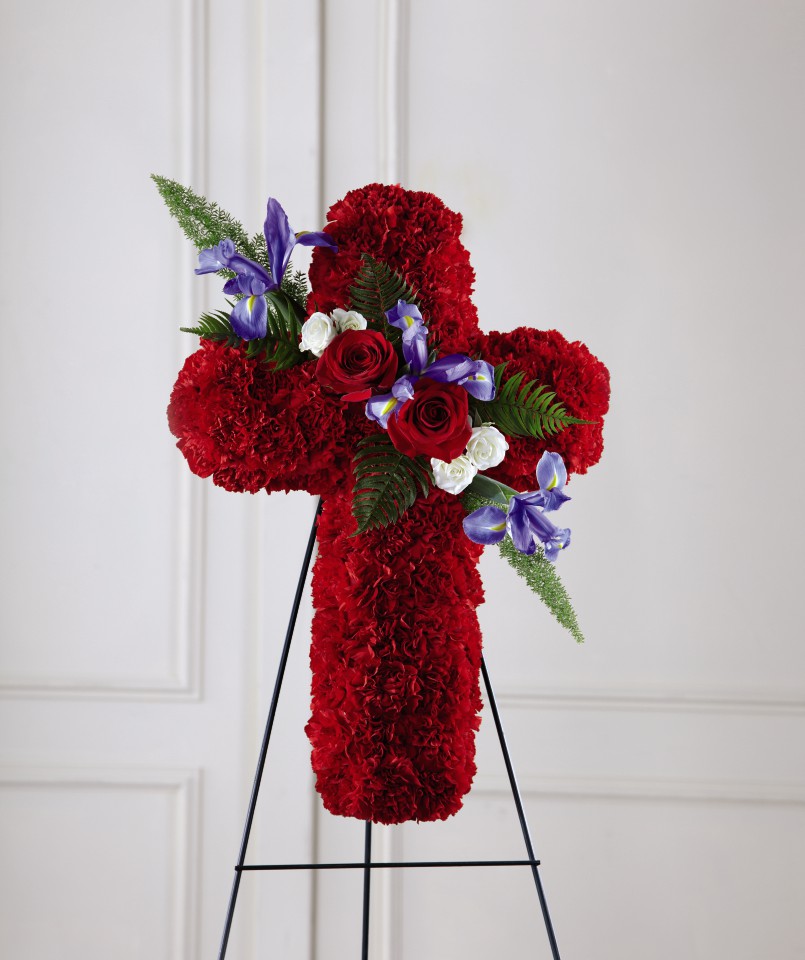 Faithful Hero Floral Cross – Indio Florist, Indio CA