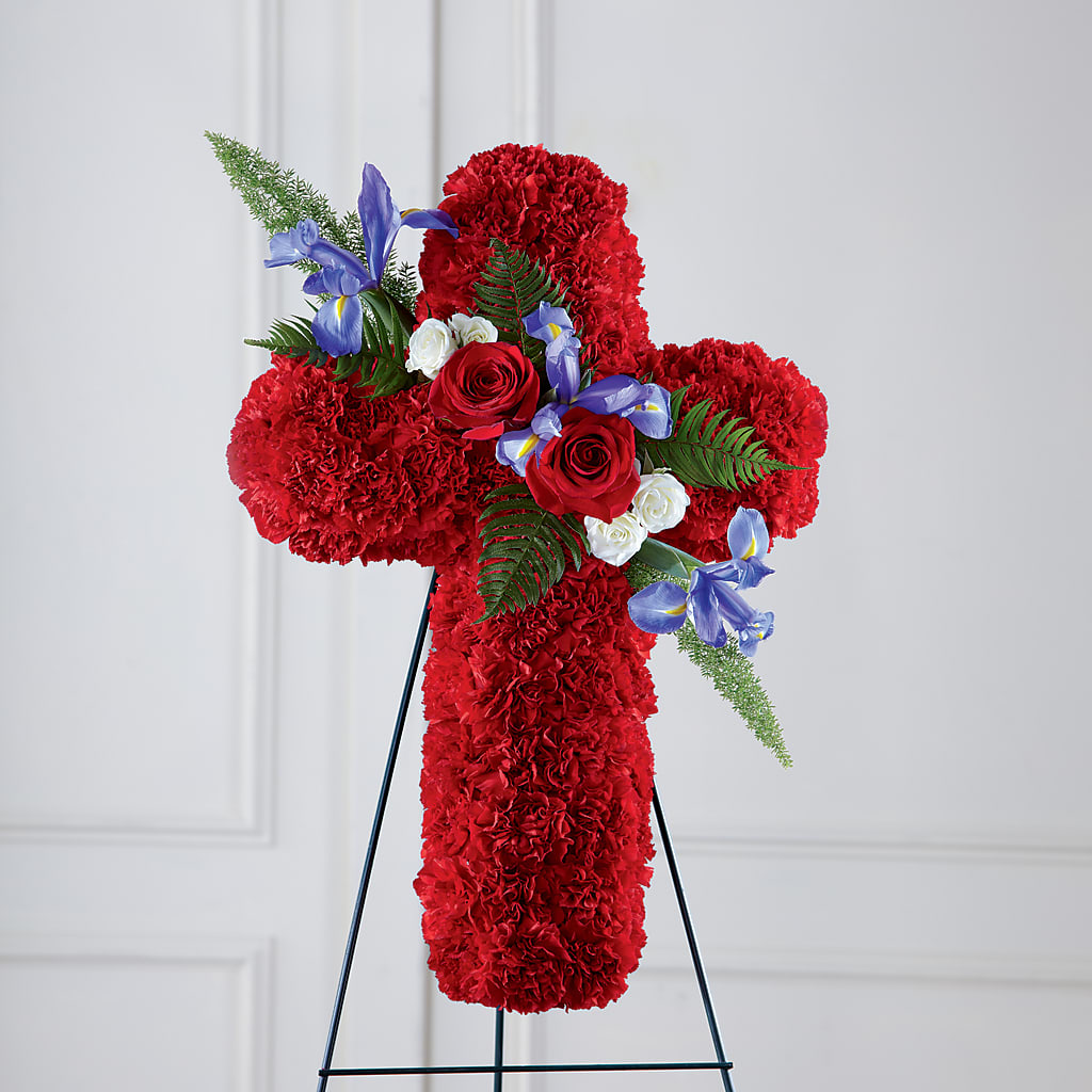 Faithful Hero Floral Cross – Indio Florist, Indio CA