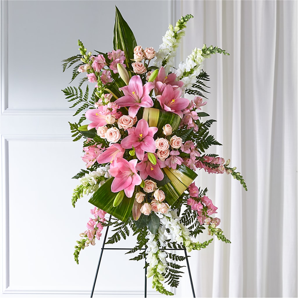 Elegant Embrace Standing Spray – Indio Florist, Indio CA
