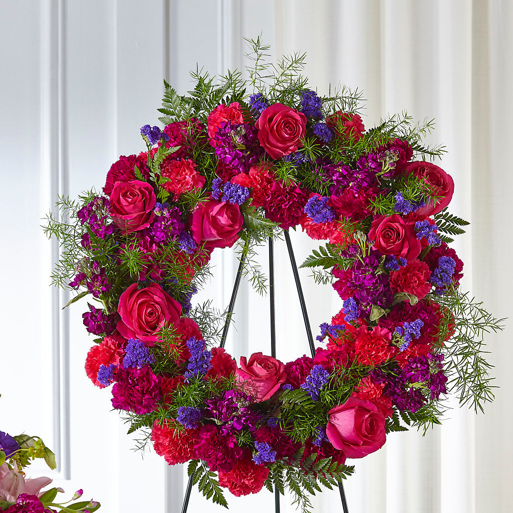 Calming Colors Wreath – Indio Florist, Indio CA