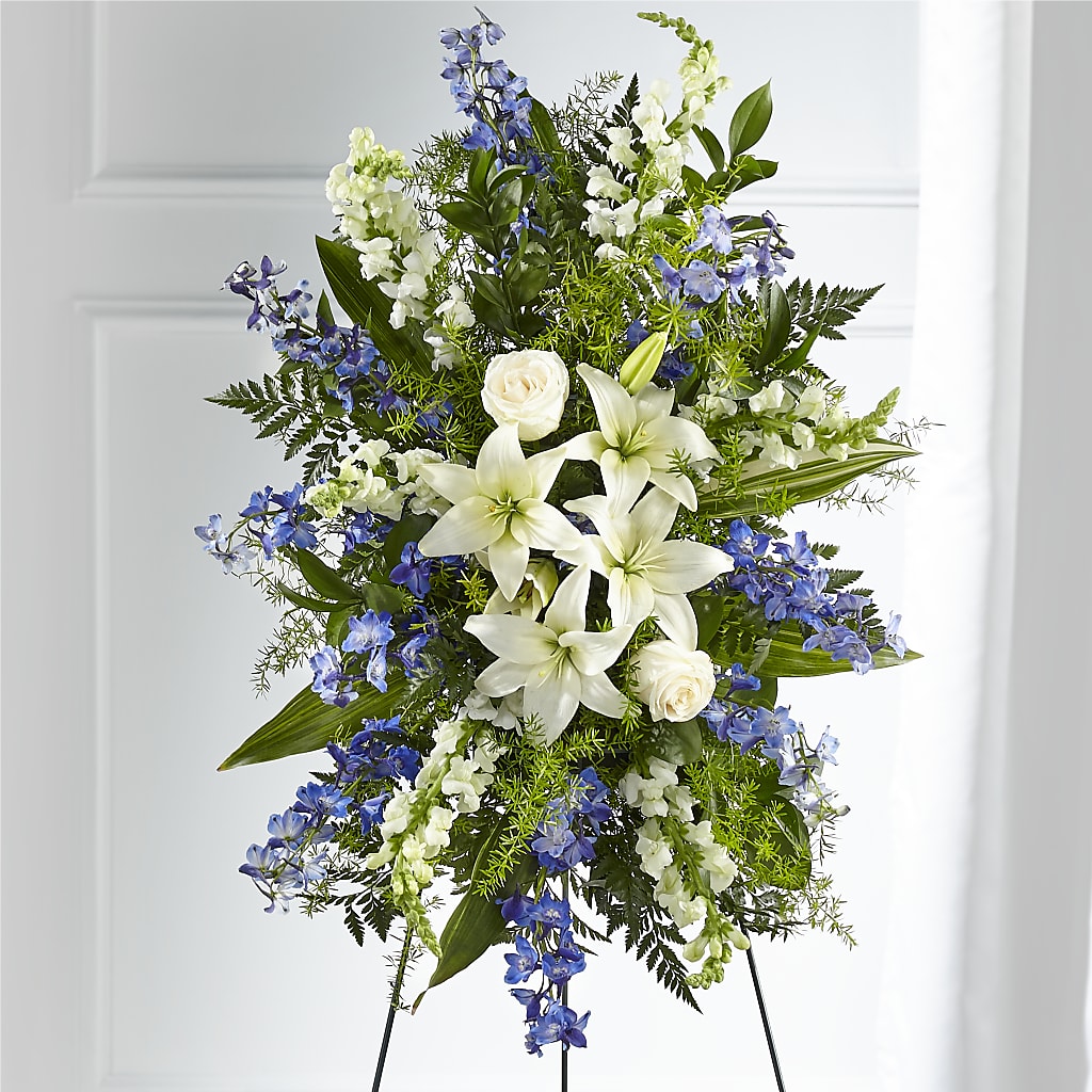 Faithful Friend Standing Spray – Indio Florist, Indio CA