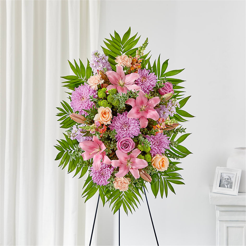 Love & Light Standing Spray – Indio Florist, Indio CA