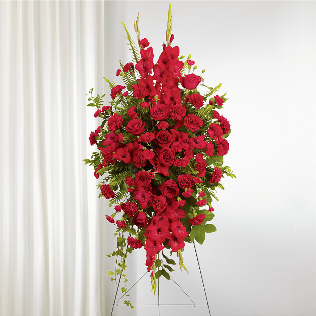 From the Heart Standing Spray – Indio Florist, Indio CA