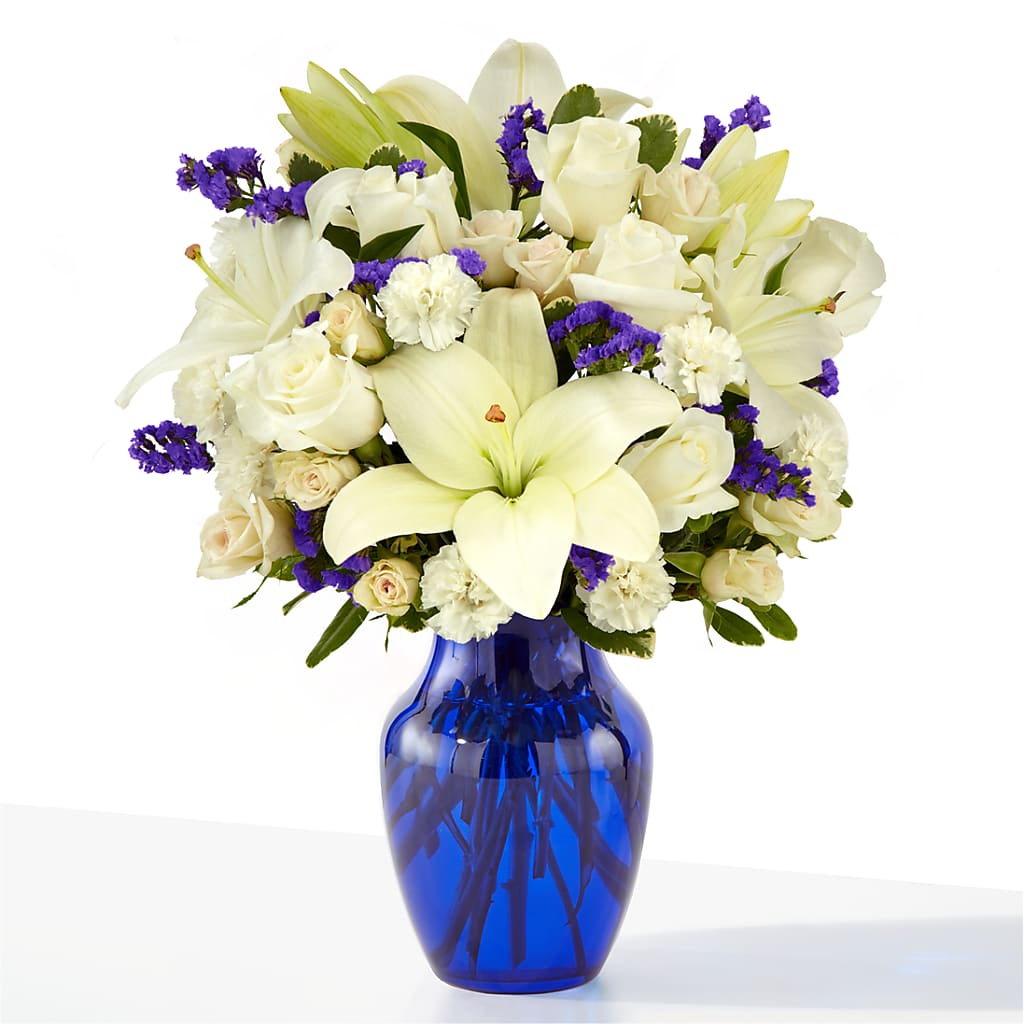 Sapphire Rush Bouquet – Indio Florist, Indio CA