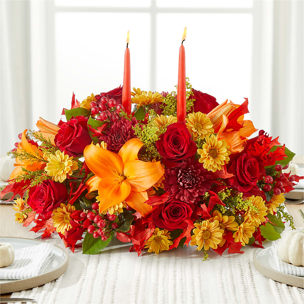 Autumn's Embrace Centerpiece – Indio Florist, Indio CA