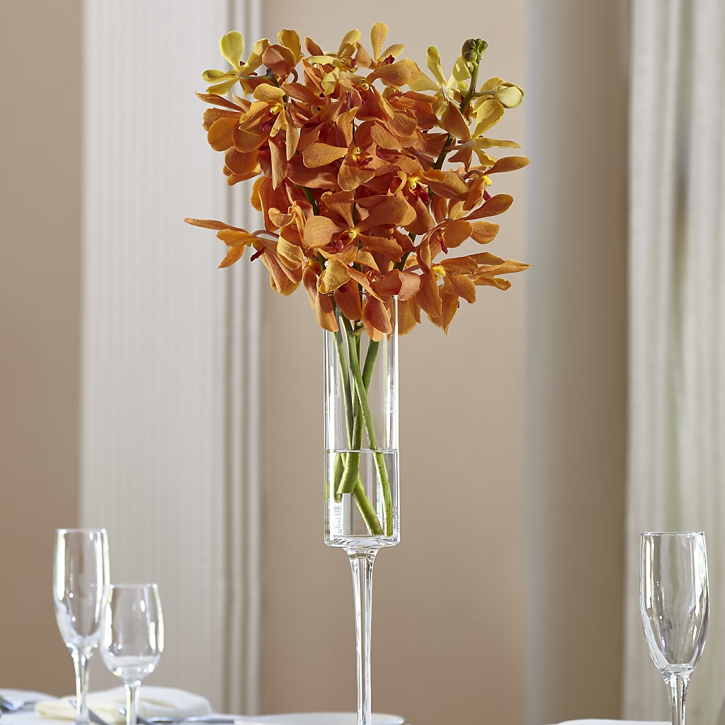 Orange Mokara Bouquet – Indio Florist, Indio CA