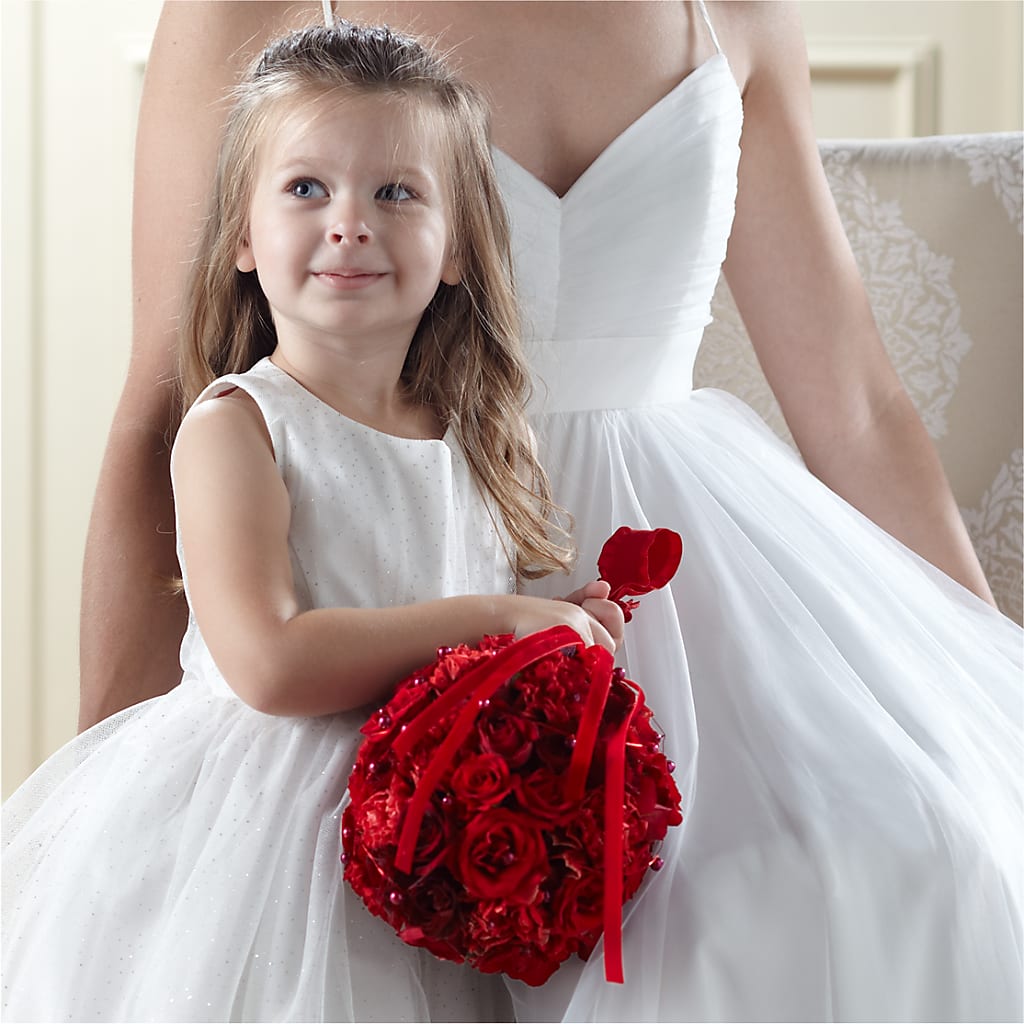 Pure at Heart Flower Girl Arrangement – Indio Florist, Indio CA