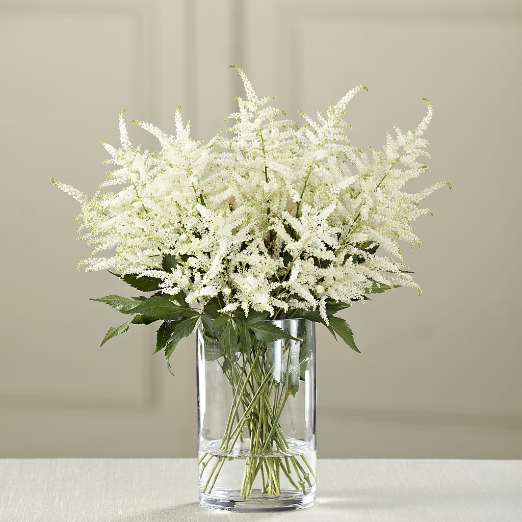 White Astilbe Bouquet – Indio Florist, Indio CA