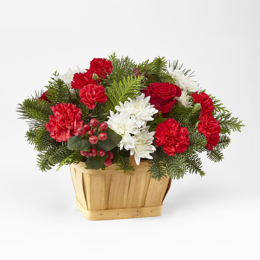 Good Tidings Floral Basket