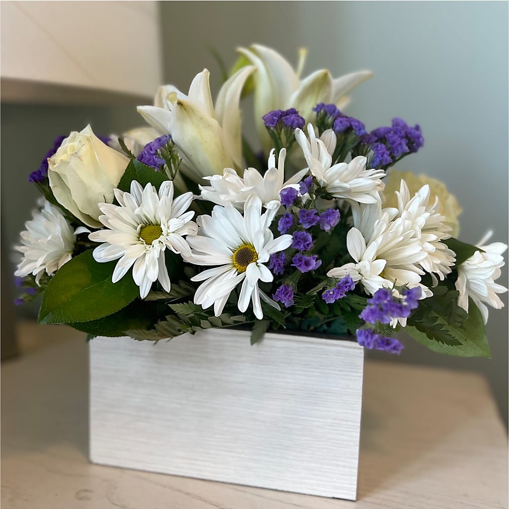 Beyond Blue Box Bouquet –  Indio Florist, Indio CA
