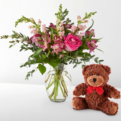 Happily Ever After Bouquet & Bear Set –  Indio Florist, Indio CA