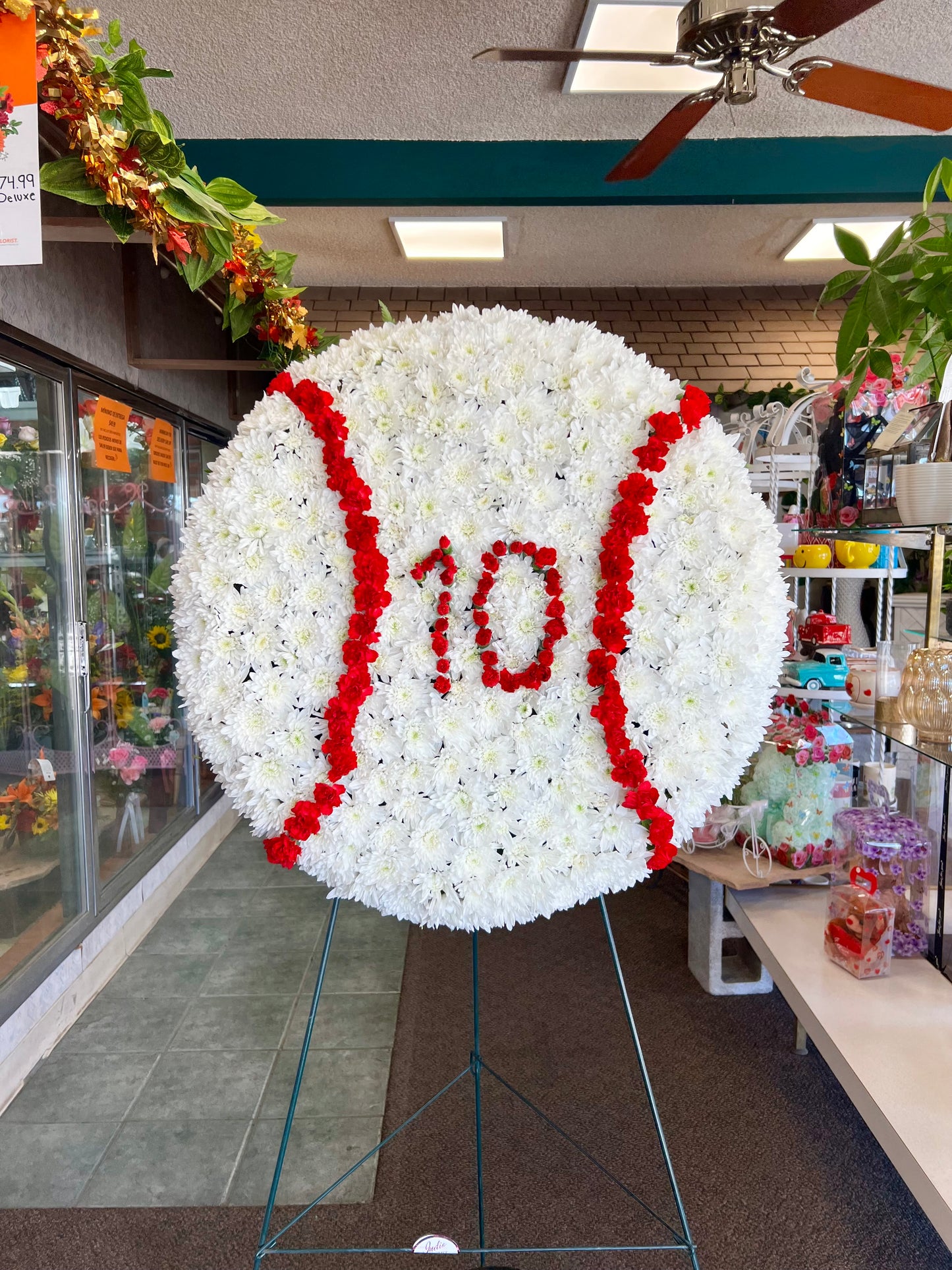 Baseball Wreath