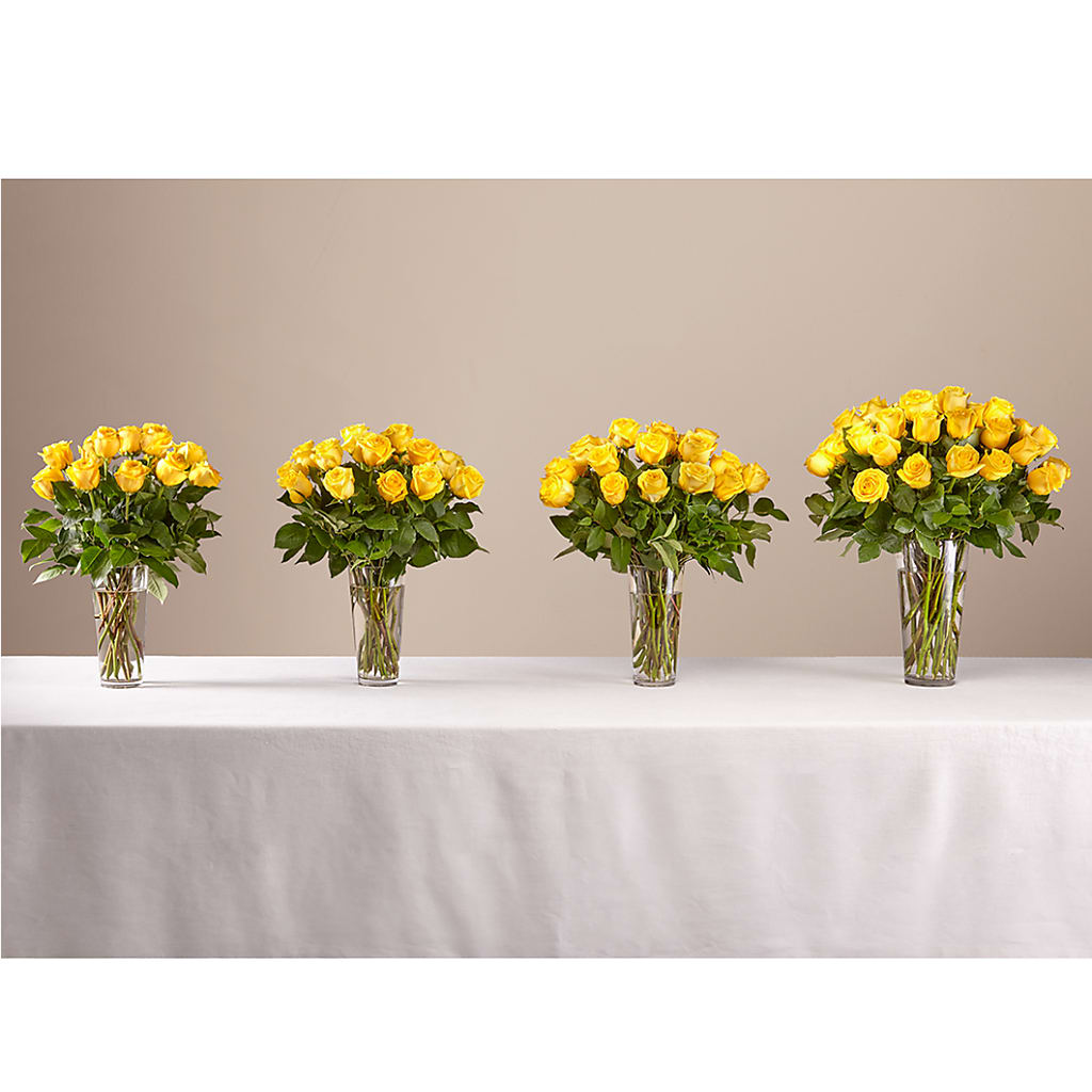 Long Stem Yellow Rose Bouquet –  Indio Florist, Indio CA