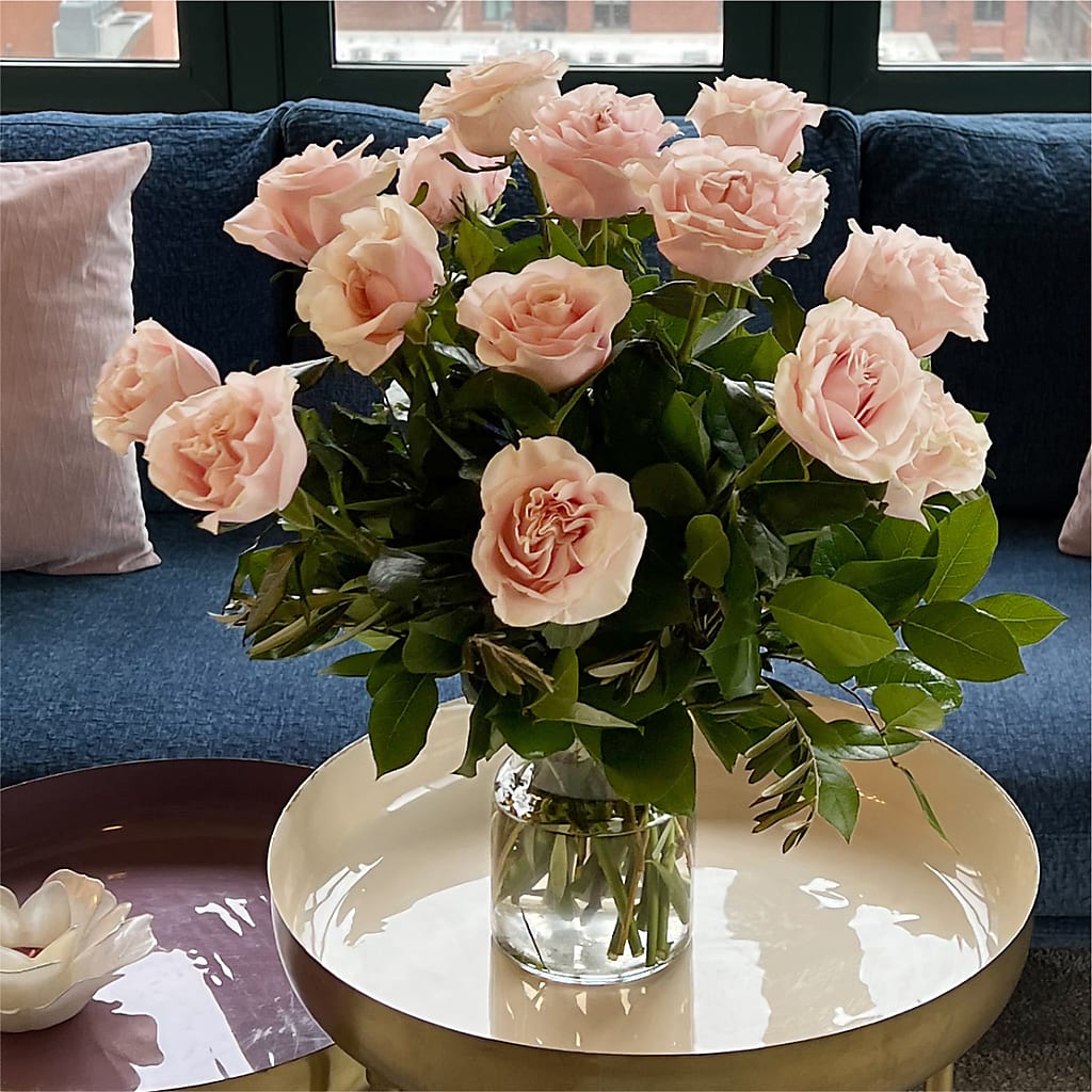 Long Stem Pink Rose Bouquet –  Indio Florist, Indio CA