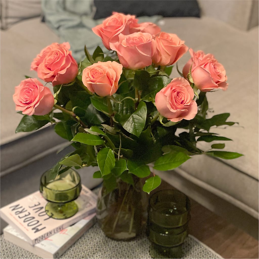 Long Stem Pink Rose Bouquet –  Indio Florist, Indio CA