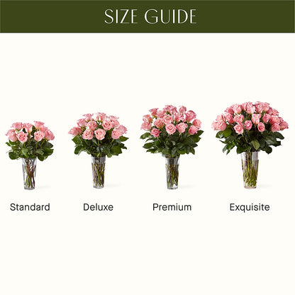 Long Stem Pink Rose Bouquet –  Indio Florist, Indio CA
