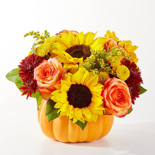 Golden Gourd Pumpkin Bouquet –  Indio Florist, Indio CA