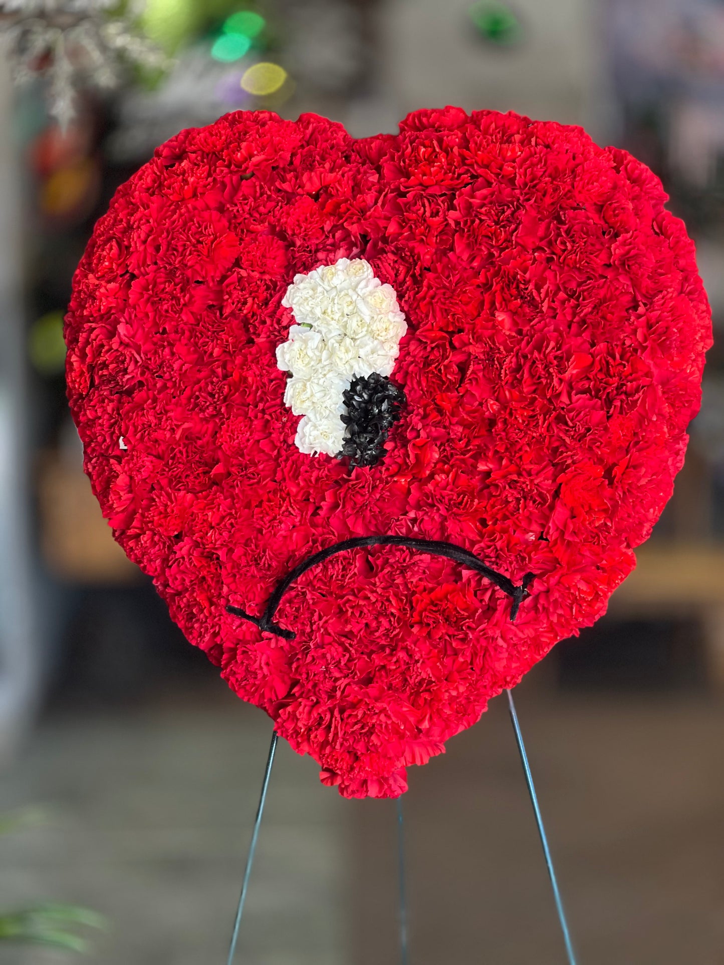 Bad Bunny Heart Wreath