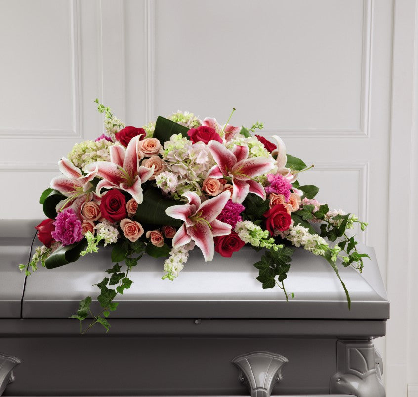 Splendid Grace Casket Spray