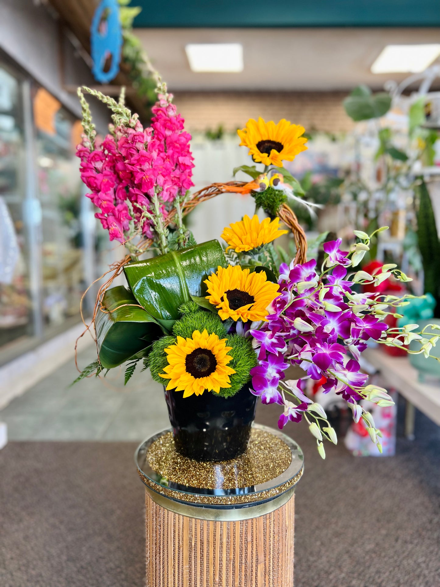 Summer's Lovebird Bouquet