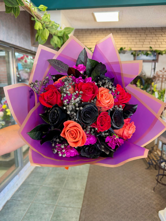 Purple Autumn Bloom Wrap –  Indio Florist, Indio CA