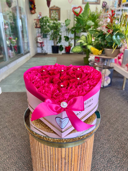 Blossom Bloom Heart Box –  Indio Florist, Indio CA
