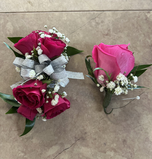 Classic Spray Rose Corsage Set –  Indio Florist, Indio CA