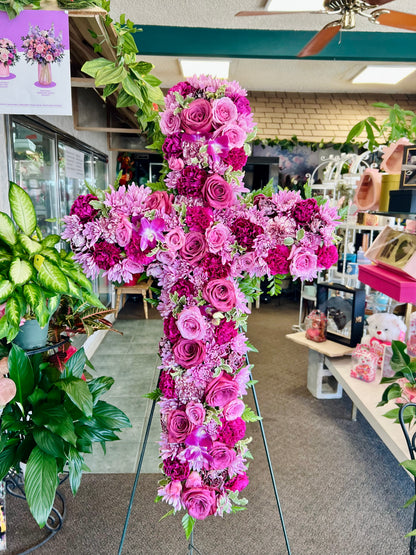 Heartfelt Cross Wreath –  Indio Florist, Indio CA